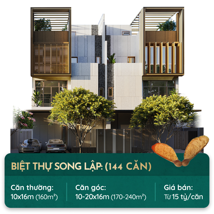 Biệt thự song lập - The Orchard Sycamore Bình Dương