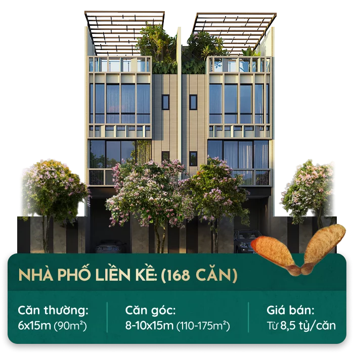 Nhà phố liền kề - the orchard dự án sycamore bình dương
