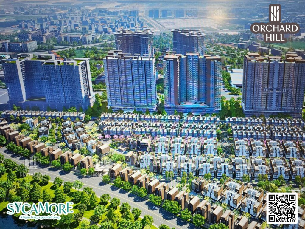 Phân khu căn hộ 24 tầng Orchard Hill Sycamore Bình Dương