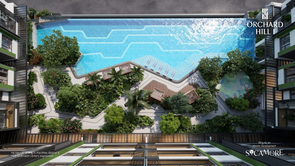 50m infinity pool | Internal facilities of Orchard Hill Sycamore