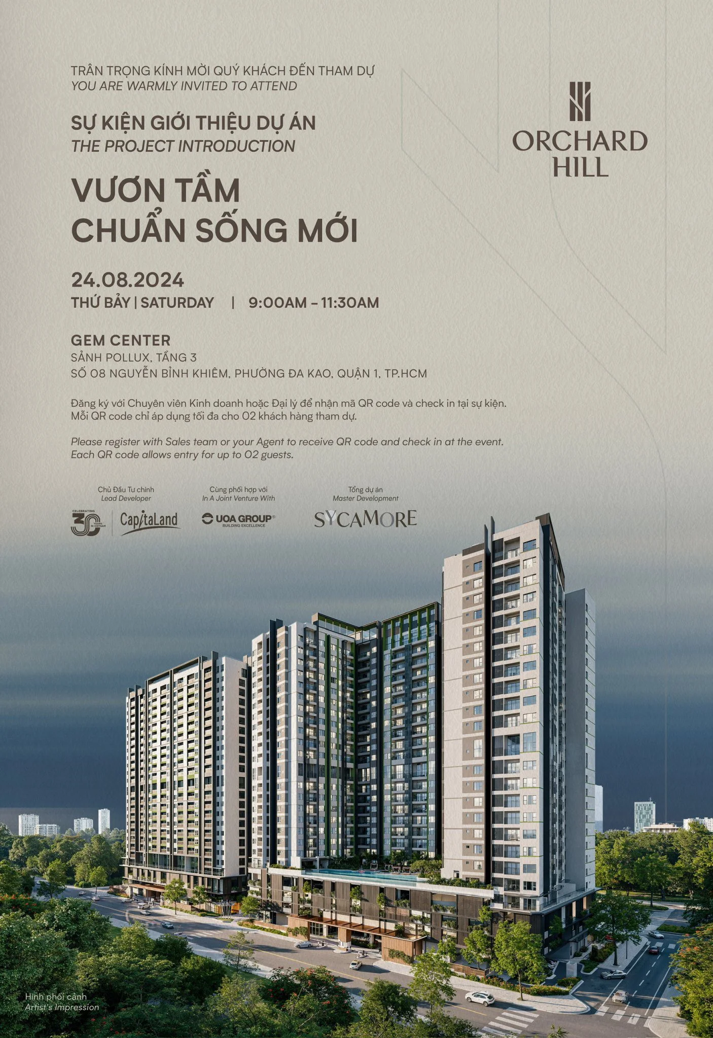 Sự kiện Giới thiệu Orchard Hill @Sycamore
