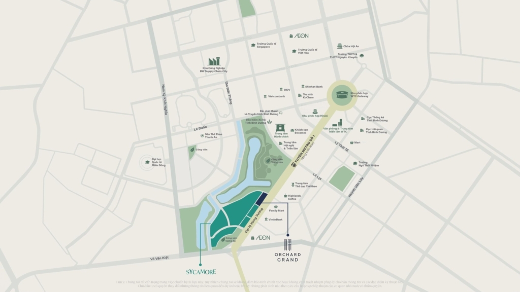 Vị trí chiến lược Orchard Grand