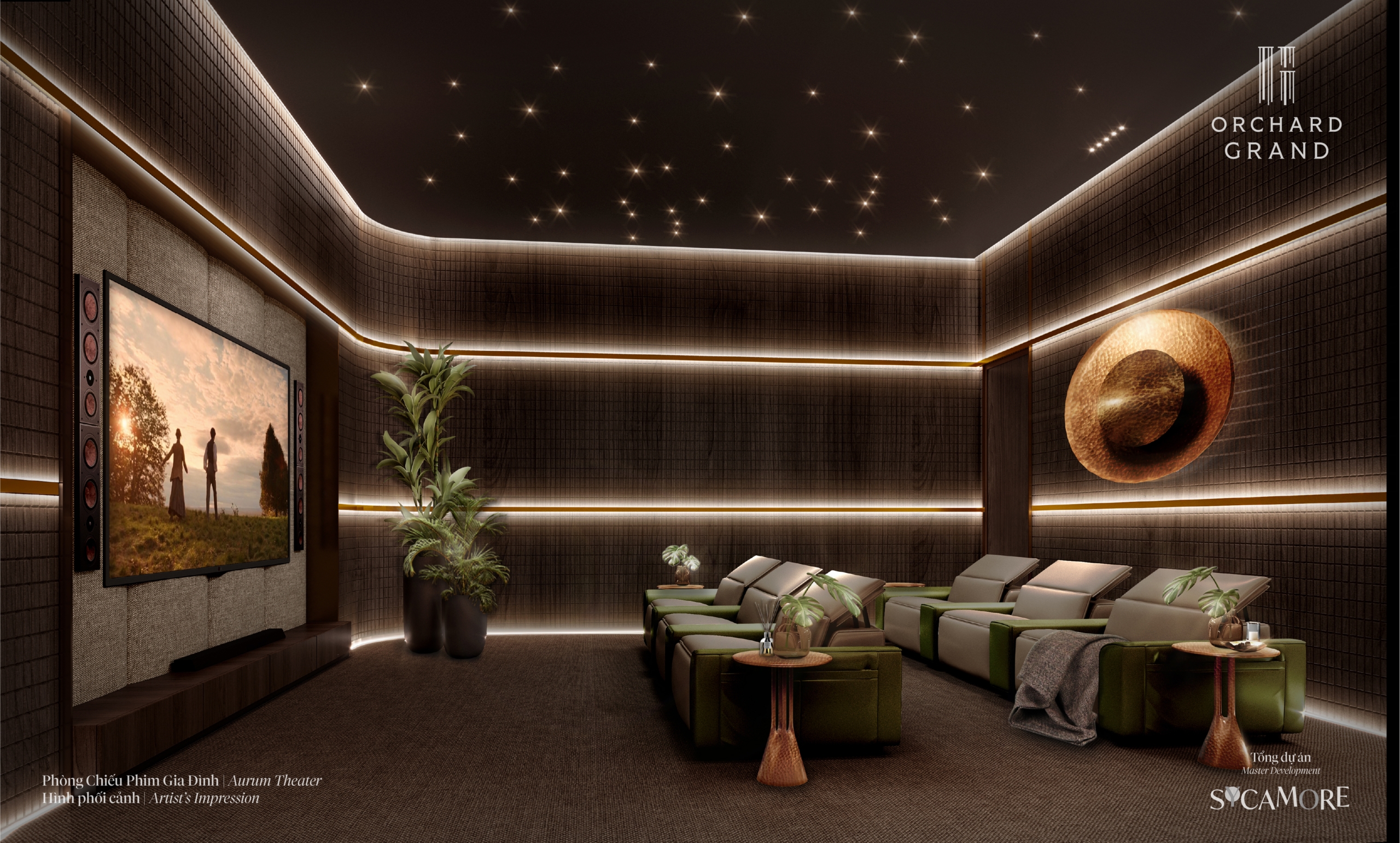 Phòng chiếu phim gia đình | Tiện ích Orchard Grand Sycamore