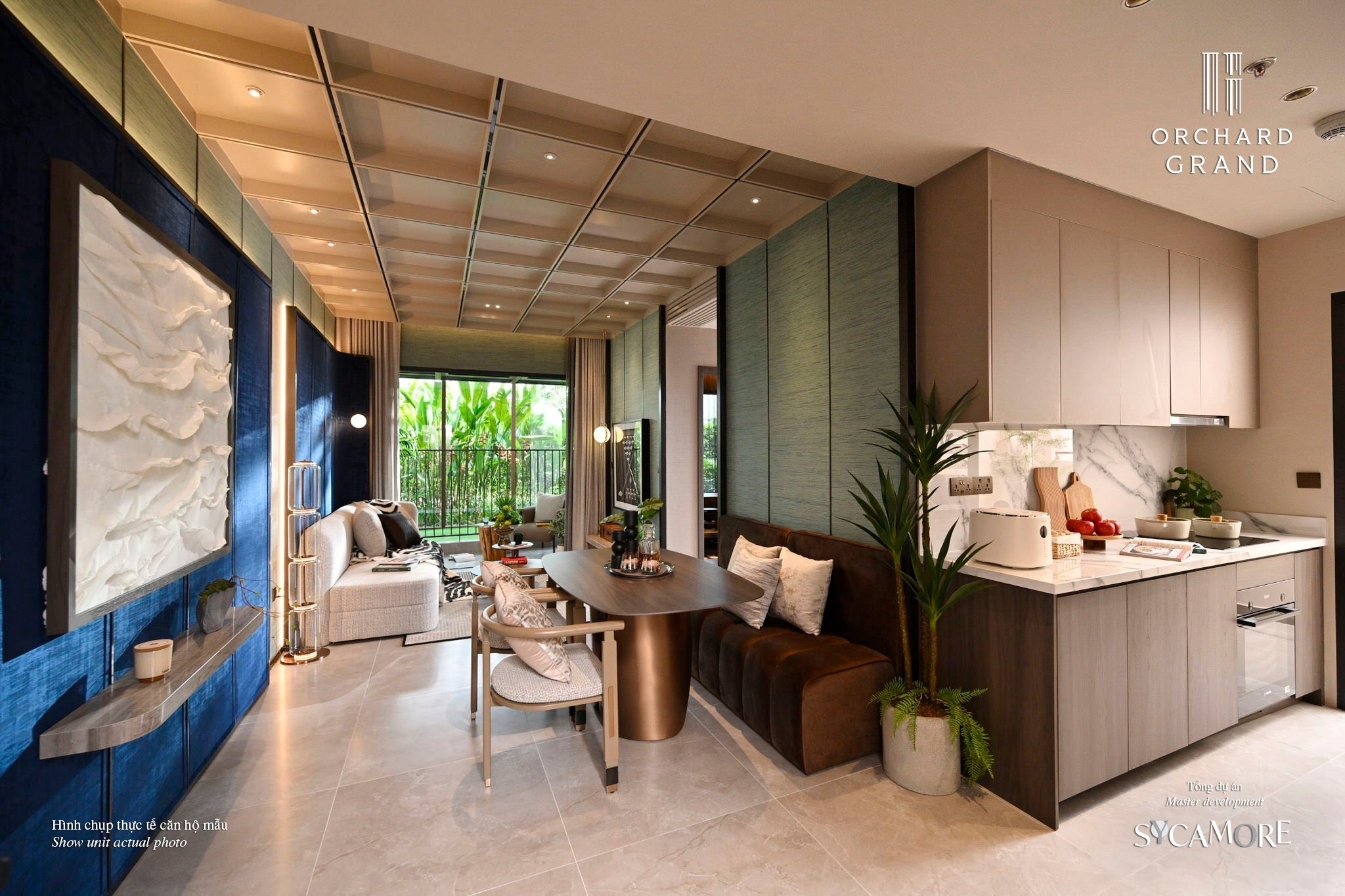 Thiết kế căn hộ 2PN - Orchard Grand