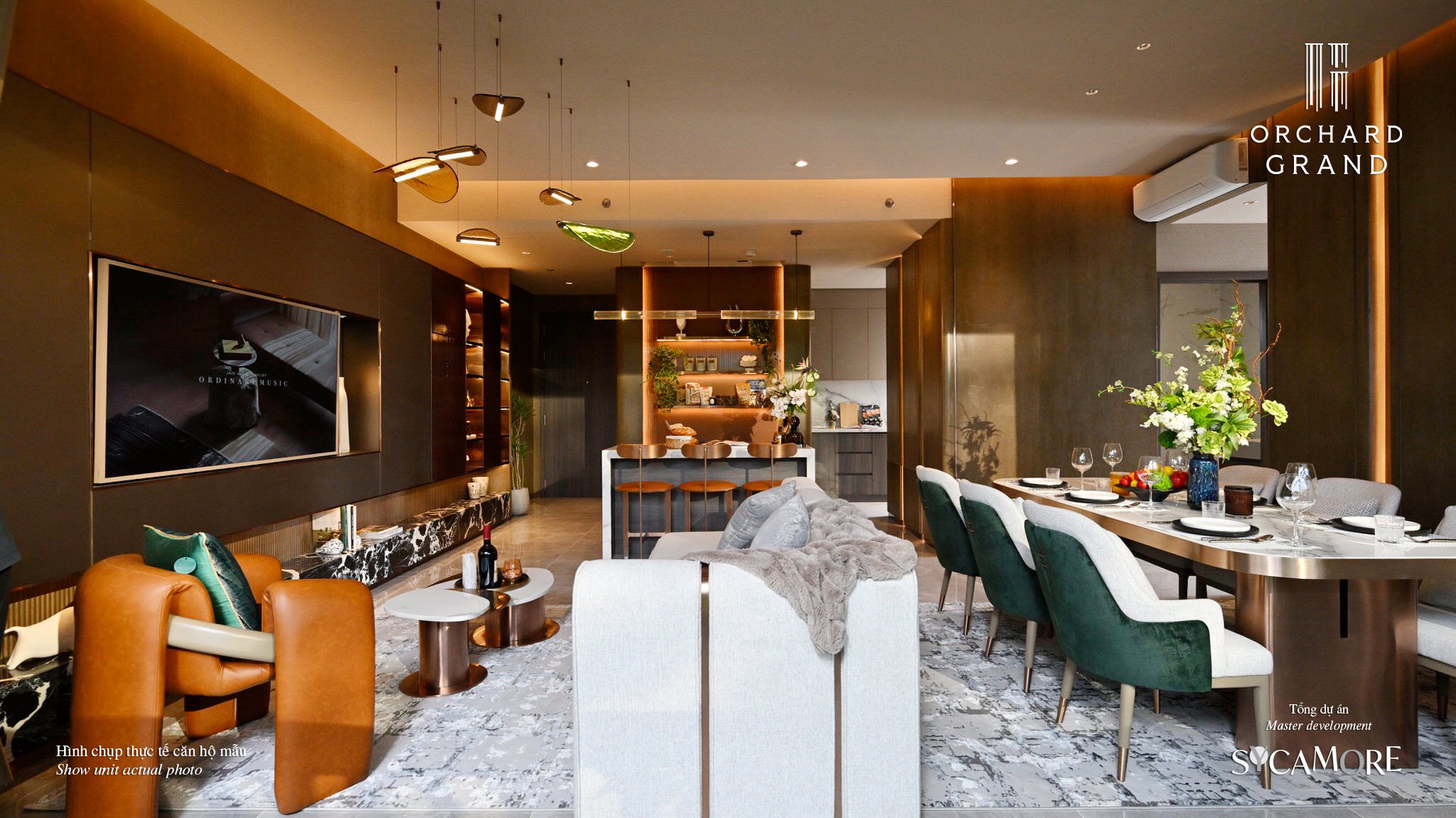 Căn hộ mẫu Orchard Grand 3PN