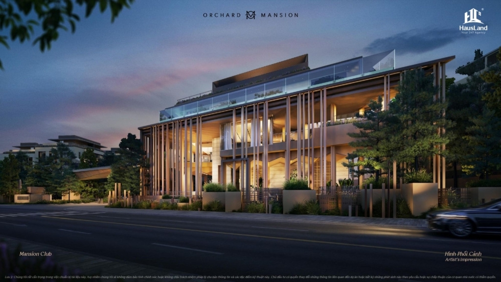 Mansion Club - Đặc quyền hiện hữu tại Orchard Mansion