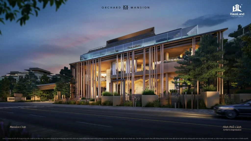 Mansion Club - Đặc quyền hiện hữu tại Orchard Mansion