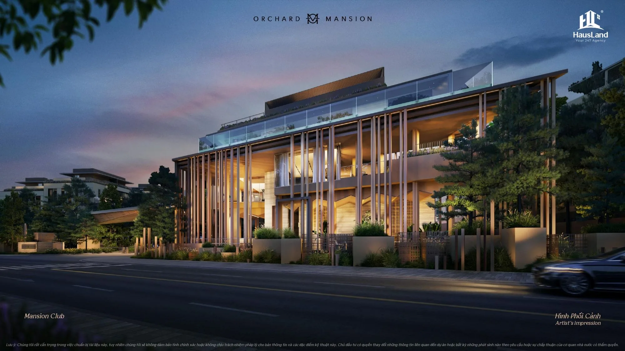 Mansion Club - Đặc quyền hiện hữu tại Orchard Mansion