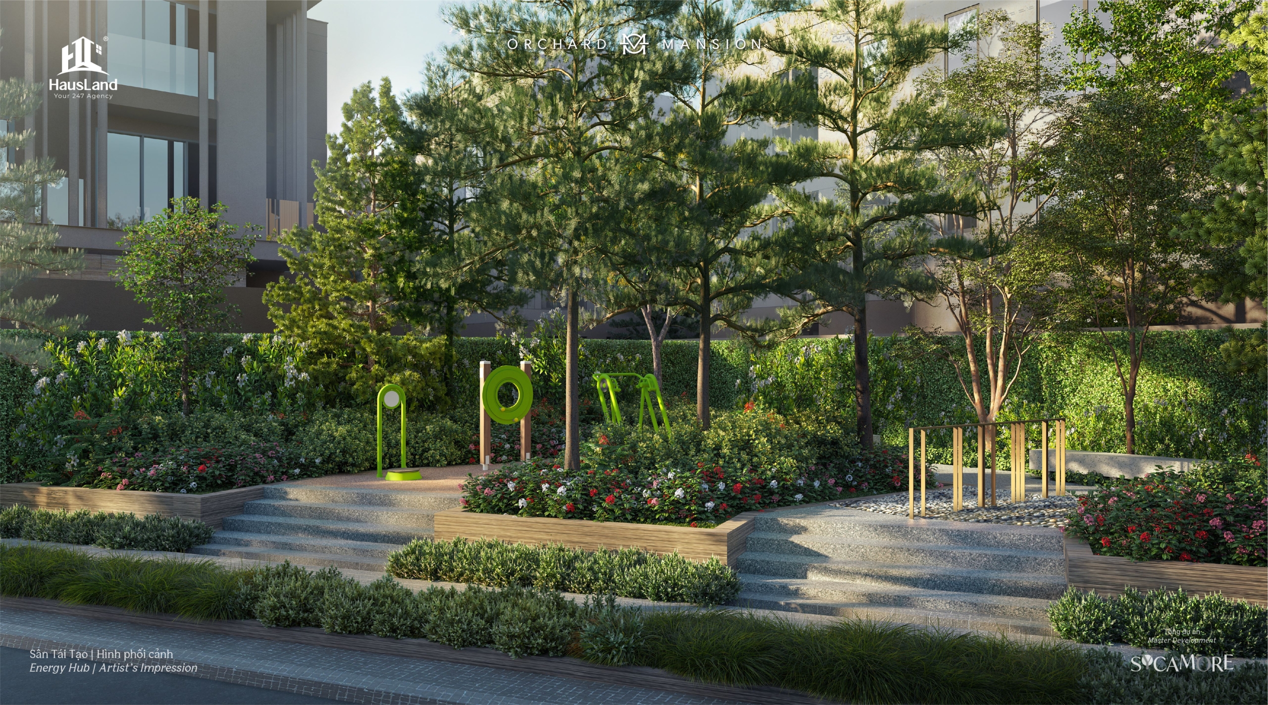 Sân tái tạo Orchard Mansion