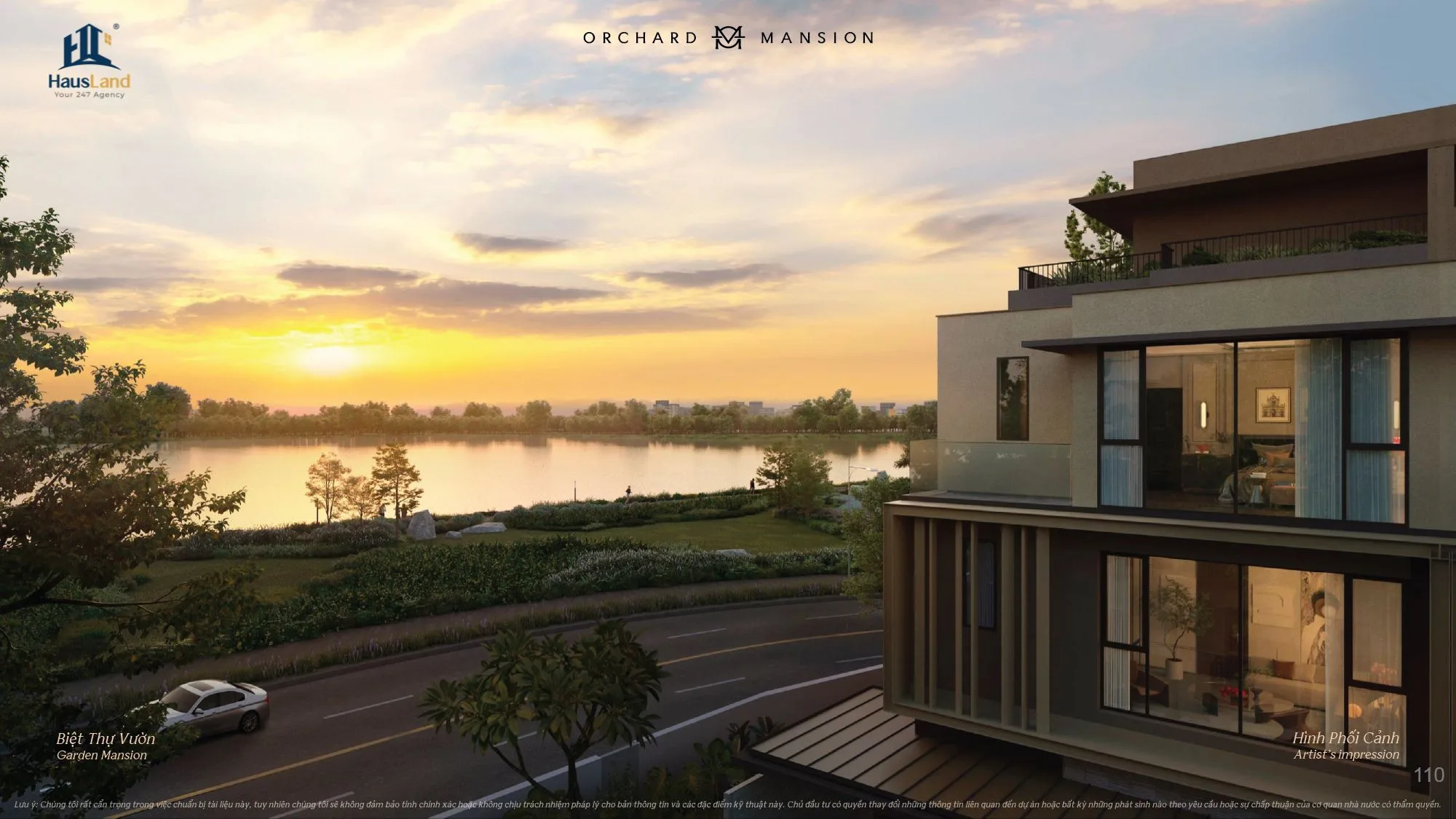 Tầm nhìn từ Biệt thự vườn - Orchard Mansion