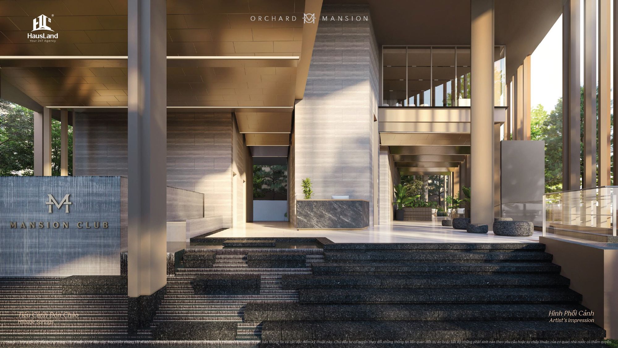 Tiểu sảnh chào đón Mansion Club