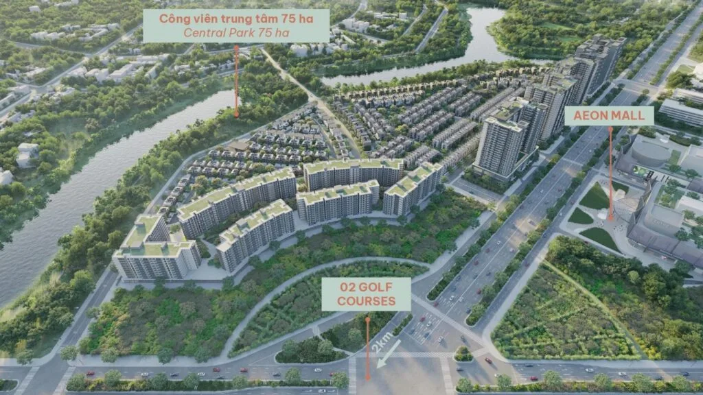 Vị trí cửa ngõ của Orchard Collection