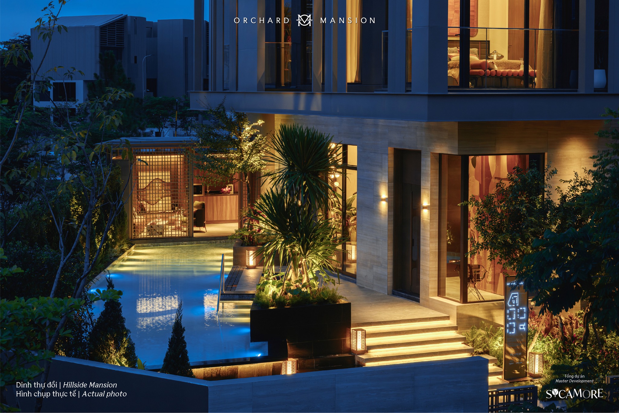 Thiết kế dinh thự đồi Orchard Mansion 