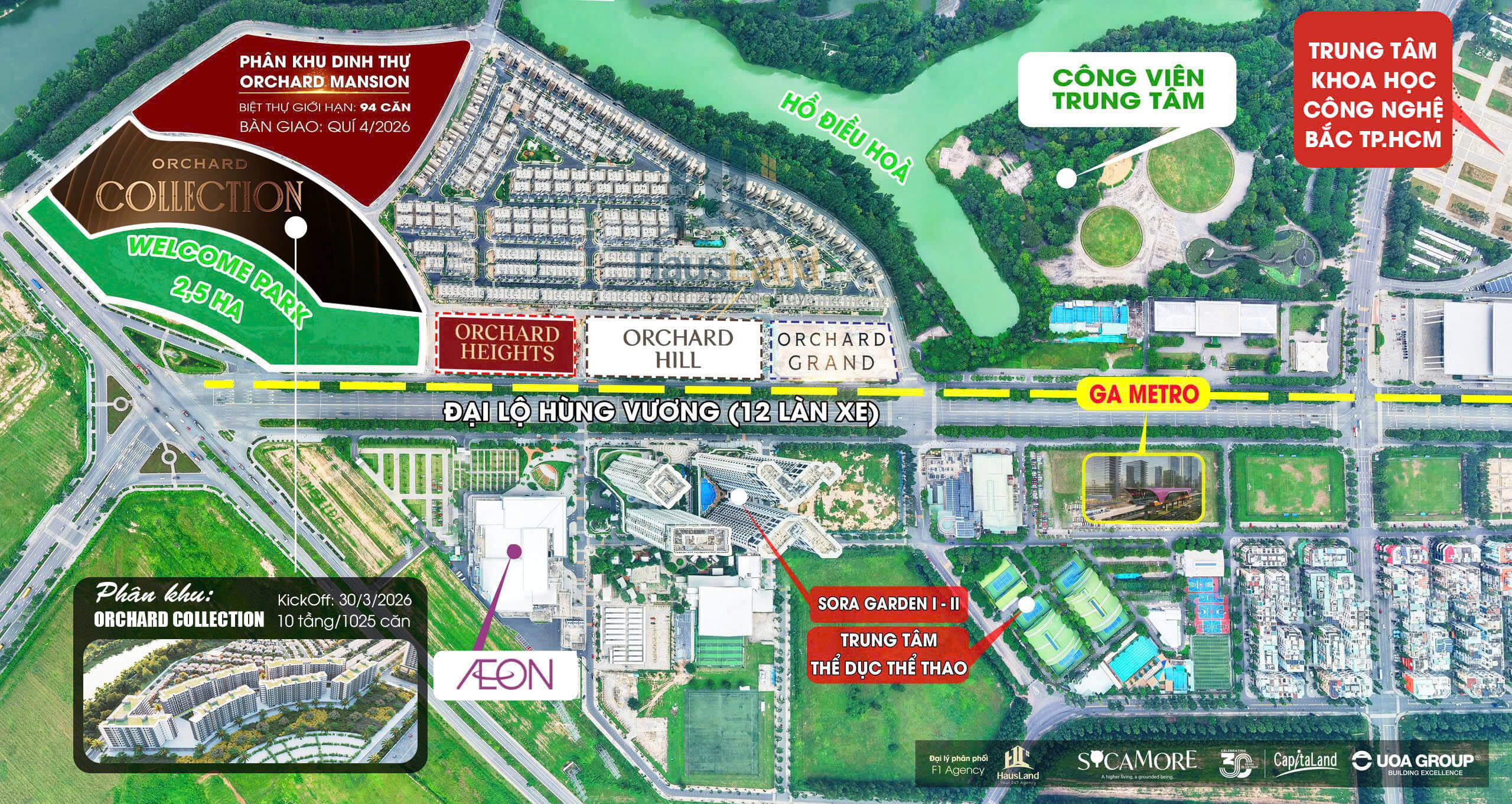 Orchard Collection: Phân khu cuối cùng tại Đại đô thị Sycamore 