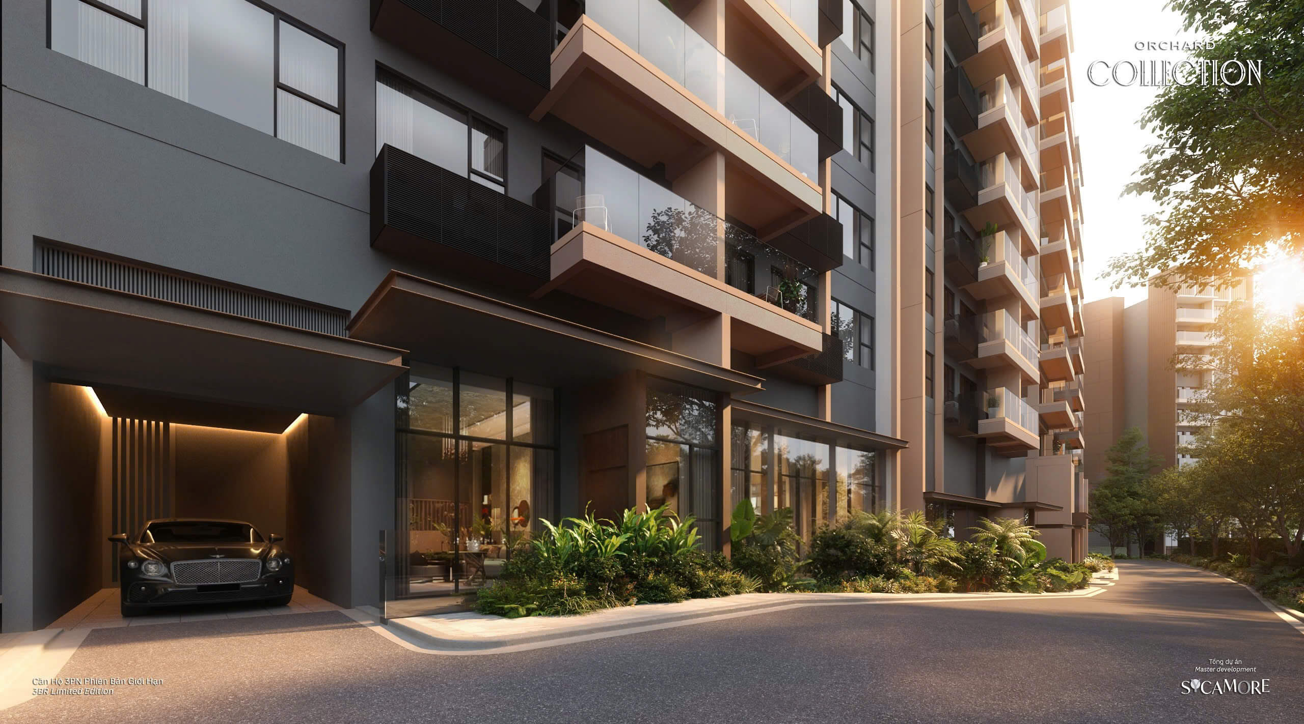 Căn hộ 3 PN Limited Edtion sẽ có garage riêng