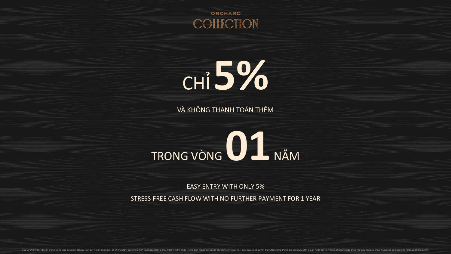 Chính sách bùng nổ dành cho Orchard Collection