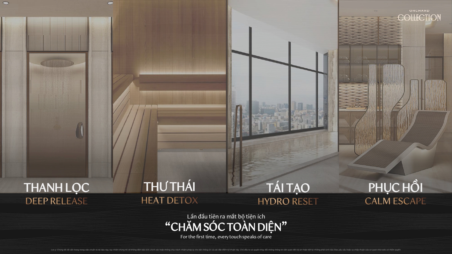 Hệ tiện ích chăm sóc toàn diện tại dự án Orchard Collection